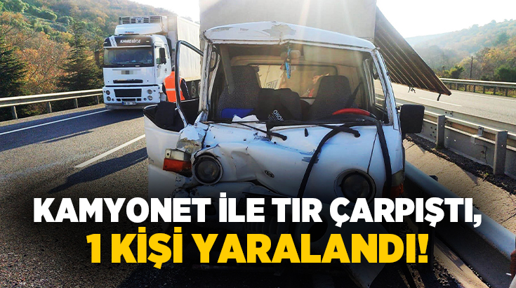 Manisa’nın Kırkağaç ilçesinde meydana gelen trafik kazasında 1 kişi yaralandı.
