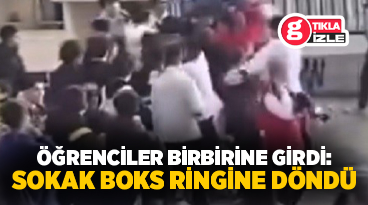 İzmir’in Buca ilçesinde öğrenciler arasında çıkan ve onlarca gencin dahil