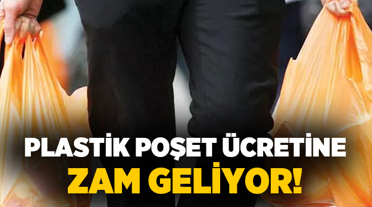 2019 yılından bu yana 25 kuruş olarak uygulanan plastik poşet