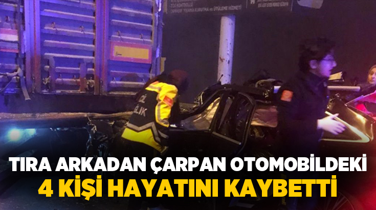  Kütahya-Tavşanlı karayolu Bölücek kavşağında yoğun siste meydana gelen feci kazada,