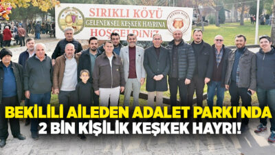Denizli’nin Bekilli ilçesine bağlı Sırıklı Mahallesi sakinleri tarafından Denizli Adalet