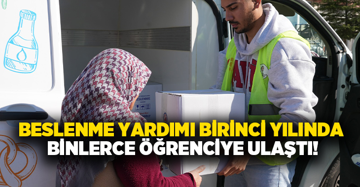 Denizli Büyükşehir Belediyesi’nin iki okulda 185 öğrenciyle başlattığı Beslenme Desteği