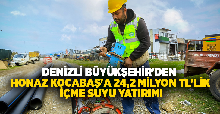 Denizli Büyükşehir Belediyesi DESKİ, Honaz’ın Kocabaş Mahallesi’nde yaşanan su sorununa