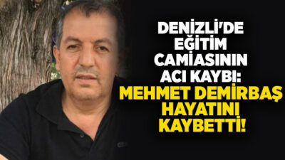 Denizli eğitim camiasının sevilen isimlerinden, “Mehmet Hoca” lakabıyla tanınan Mehmet