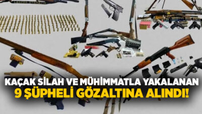 Denizli’nin Kale ilçesinde düzenlenen kapsamlı operasyonlar neticesinde çok sayıda silah