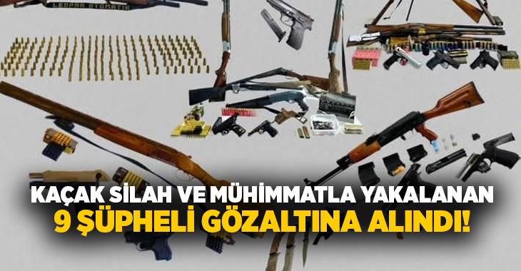 Denizli’nin Kale ilçesinde düzenlenen kapsamlı operasyonlar neticesinde çok sayıda silah