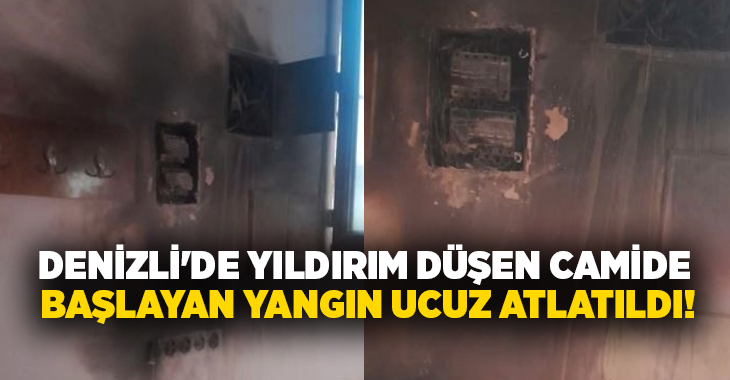 Denizli'de öğle namazı için camiye giden vatandaşlar, namaz kılındığı esnada