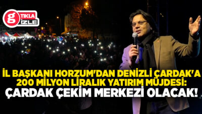CHP Denizli İl Başkanı Ali Osman Horzum, Çardak’ta düzenlenen Tarım,