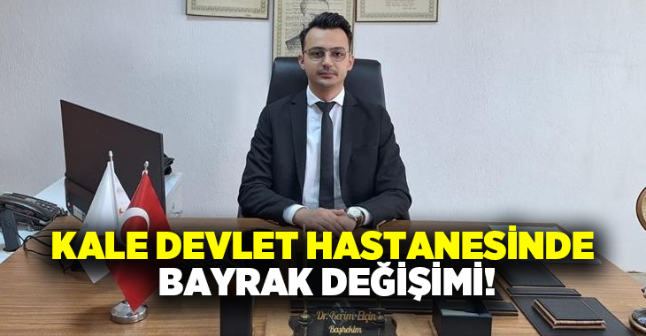 Denizli’nin Kale Devlet Hastanesinde uzun yıllardır başhekimlik görevini yürüten Uzm.