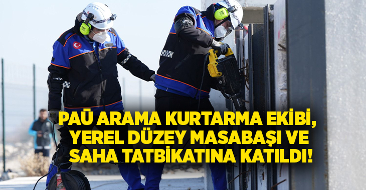 Pamukkale Üniversitesi (PAÜ) Arama Kurtarma Ekibi AFAD tarafından 10 Aralık
