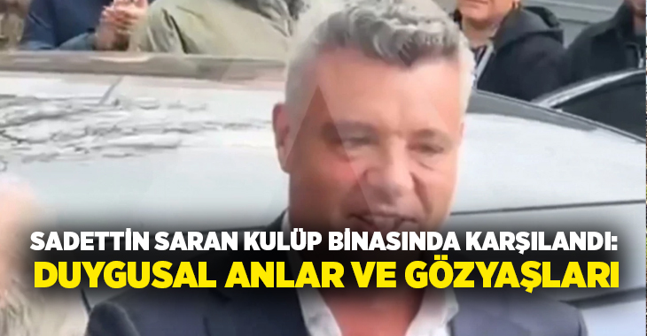 Uyuşturucu soruşturması kapsamında dün akşam gözaltına alınan Sadettin Saran, bugün