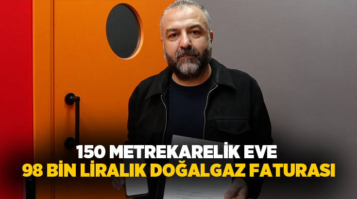 Isparta’da bir vatandaş, doğal gaz firması Torosgaz’dan gelen SMS ile
