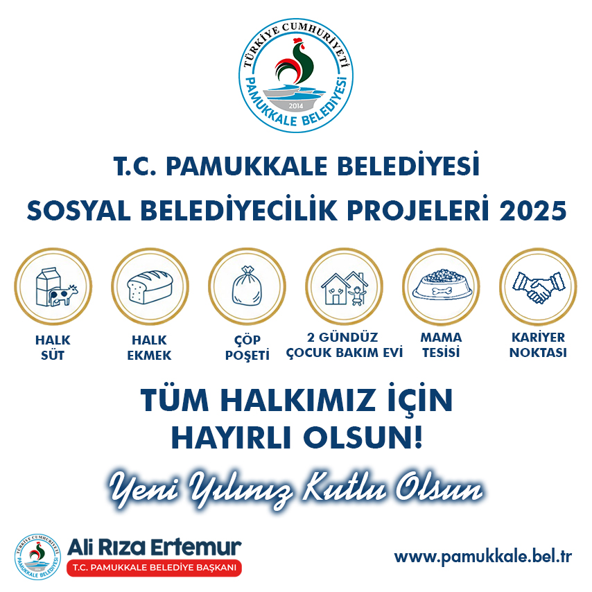 Pamukkale Belediyesi 24 Aralık 2025 pop-up