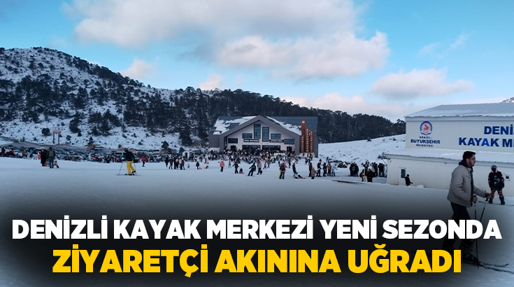 Denizli'nin Tavas ilçesinde bulunan Nikfer Kayak Merkezi, kar yağışının ardından
