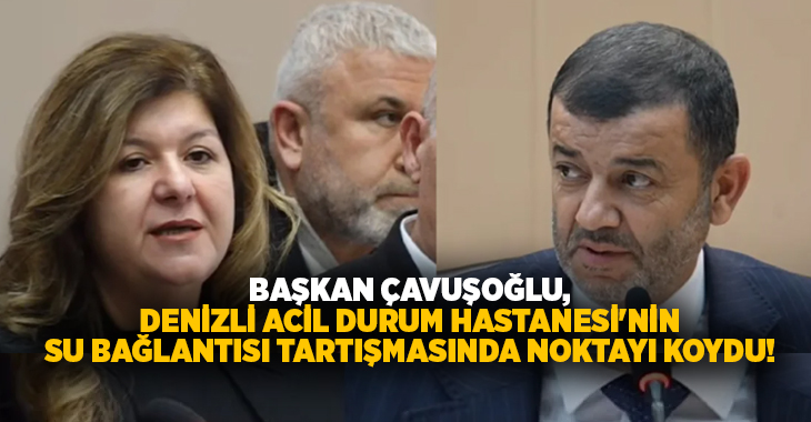 Denizli’de günlerdir kamuoyunun gündeminde olan Şehir Hastanesi’nin su bağlantısına ilişkin
