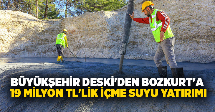 Denizli Su ve Kanalizasyon İdaresi (DESKİ), Bozkurt ilçesi Baklankuyucak Mahallesi’nde,