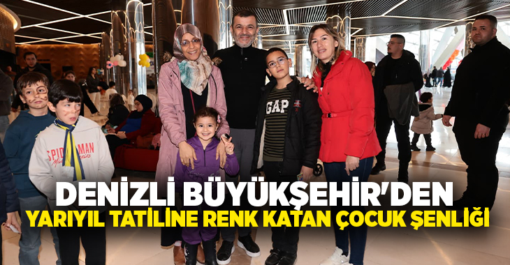 Denizli Büyükşehir Belediye Başkanı Bülent Nuri Çavuşoğlu’nun katılımıyla merkezde coşkulu