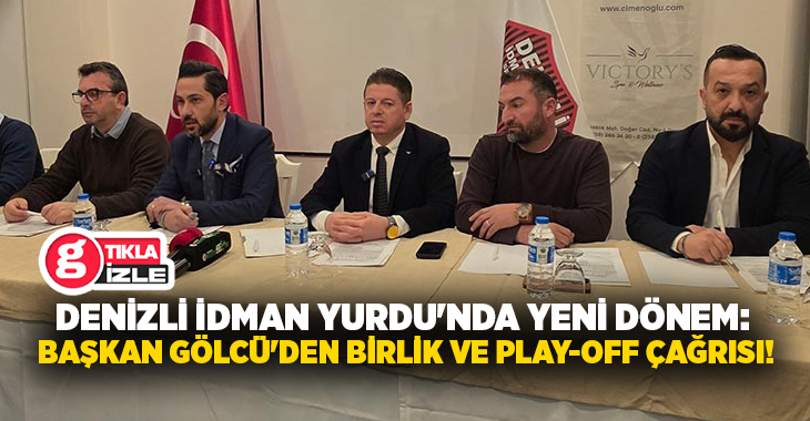 Denizli İdman Yurdu Spor Kulübü’nde yönetim değişiminin ardından yeni yol