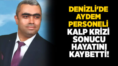 Denizli’nin Çal ilçesinde yaşayan Aydem personeli Hamza Yılmaz, geçirdiği kalp