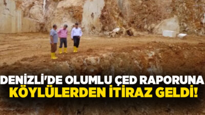 Denizli’nin Kale ilçesi Kırköy Mahallesi’nde faaliyet gösteren mermer ocağı için