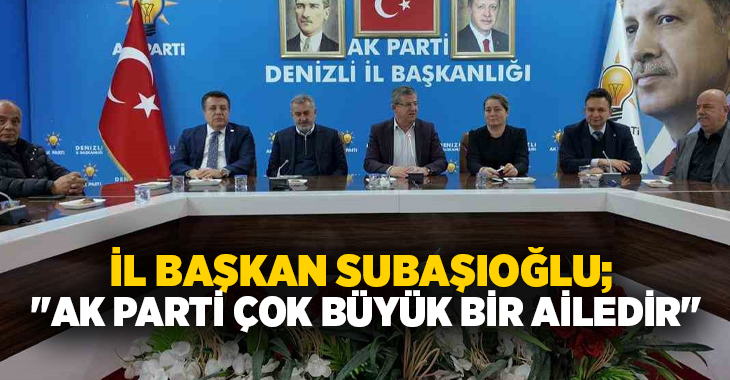 AK Parti Denizli İl Başkanı Muhammet Subaşıoğlu, Pamukkale ve Merkezefendi