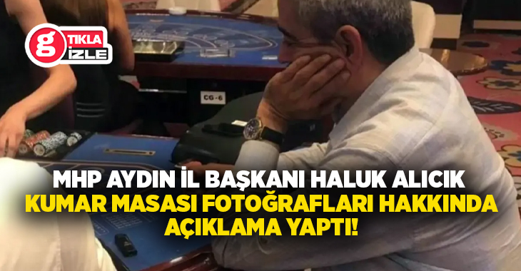 MHP Aydın İl Başkanı Haluk Alıcık'ın Kıbrıs'ta bir otelde kumar