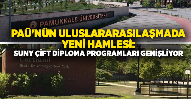 Pamukkale Üniversitesi (PAÜ) uluslararasılaşma vizyonu doğrultusunda eğitim-öğretim faaliyetlerini küresel ölçekte