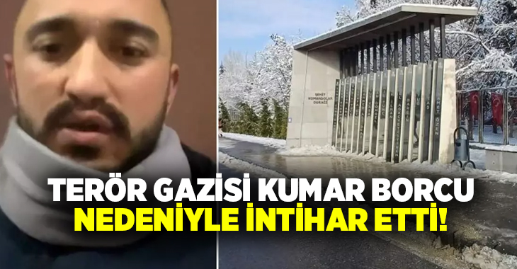 Kayseri'de terör gazisi Ferdi Çatal, kumar borcu nedeniyle bunalıma girerek