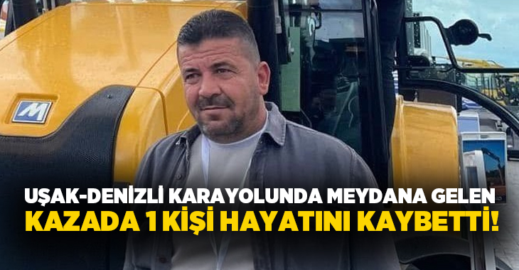 Denizli’nin Çivril ilçesinde meydana gelen kazada, kontrolden çıkarak devrilen çekiciye