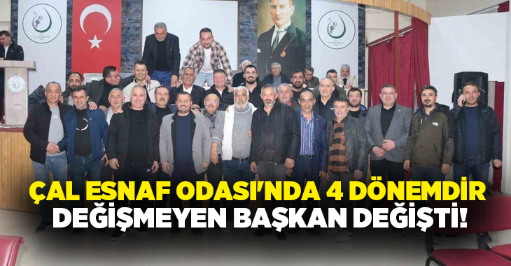 Denizli’nin Çal ilçesinde Esnaf ve Sanatkârlar Odası Başkanlığı seçiminde Muhammet