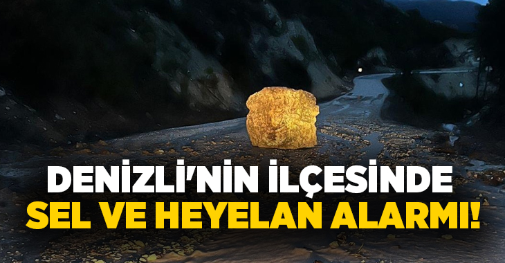 Çameli’nde etkili olan yoğun yağışların ardından meydana gelen toprak kaymaları