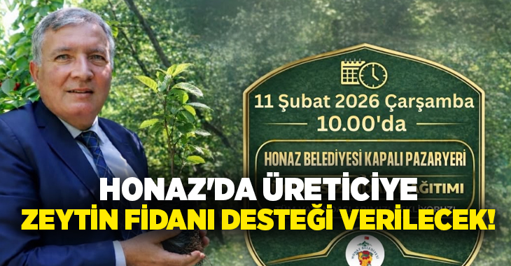 Denizli Büyükşehir Belediyesi ile Honaz Belediyesi iş birliğinde yürütülen proje