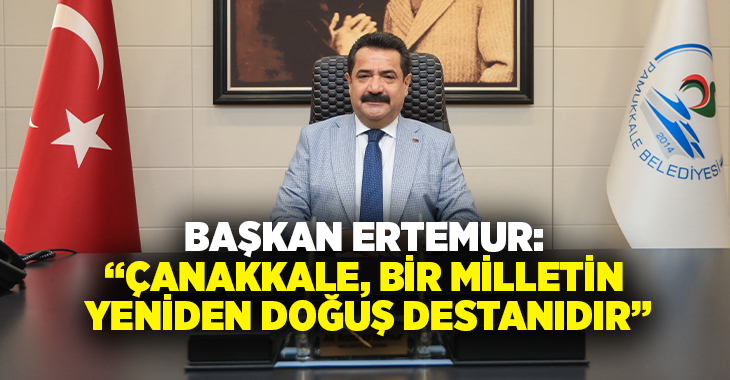 T.C. Pamukkale Belediye Başkanı Ali Rıza Ertemur, 18 Mart Şehitleri
