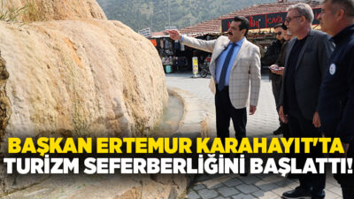 T.C. Pamukkale Belediye Başkanı Ali Rıza Ertemur, bölgenin dünyaca ünlü