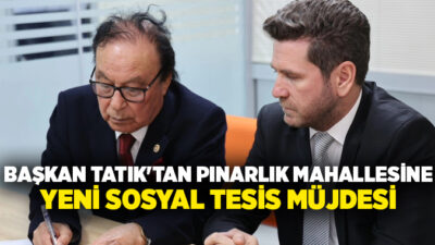 Tavas Belediye Başkanı Kadir Tatık, Pınarlık Mahallesi’nde bulunan 2.612,51 metrekarelik