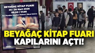 Beyağaç Belediye Başkanı Sezayi Pütün’ün katılımıyla Beyağaç Kitap Fuarı açılış