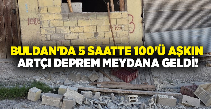 Denizli’nin Buldan ilçesi sabah saatlerinde 5.1 büyüklüğünde depremin ardından bölgede