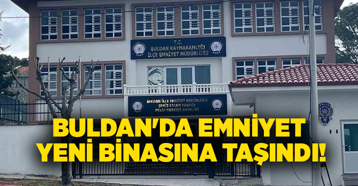 Eski binanın yıkılmasının ardından yapımı tamamlanan yeni Emniyet Müdürlüğü hizmete