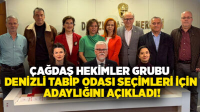 Denizli Tabip Odası seçimlerinde aday olan Çağdaş Hekimler Grubu, Denizli
