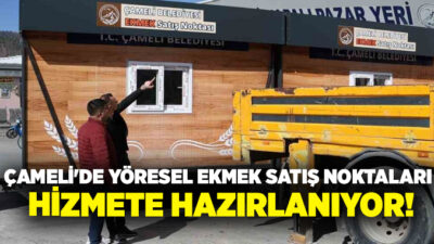 Çameli Belediyesi’nin hayata geçirdiği Yöresel Ekmek Fırını projesi kapsamında satış