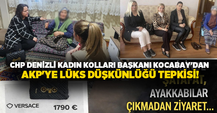 Cumhuriyet Halk Partisi Denizli Kadın Kolları Başkanı Ayşen Kocabay, AKP