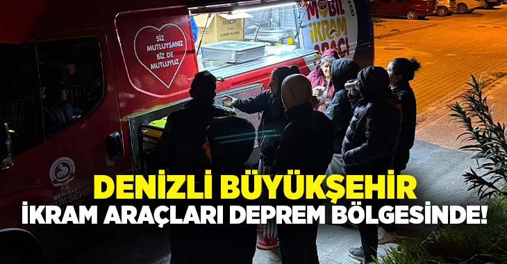 Denizli Büyükşehir Belediyesi, Buldan’da meydana gelen 5.1 büyüklüğündeki depremin ardından