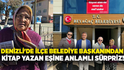 Beyağaç Belediye Başkanı Sezayi Pütün, eşi Gülseren Yanıkan Pütün’e unutulmaz