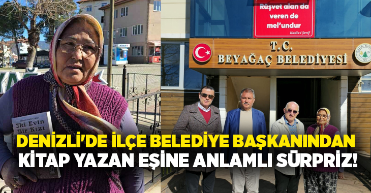 Beyağaç Belediye Başkanı Sezayi Pütün, eşi Gülseren Yanıkan Pütün’e unutulmaz