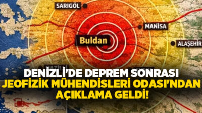 Denizli’nin Buldan ilçesinde meydana gelen 5.1 büyüklüğündeki deprem, Ege Bölgesi’ndeki