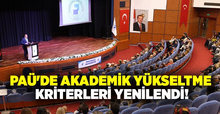 Pamukkale Üniversitesi (PAÜ), bilimsel üretimi artırmak ve yükseköğretimde daha rekabetçi