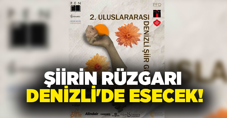 Şiir sever Denizliler, 27 Mart Cuma günü Şiir Otel’in, 28