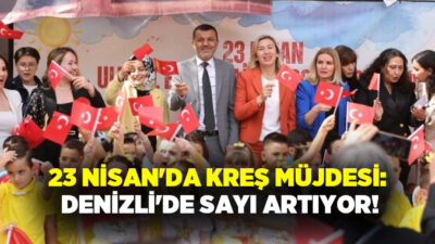 Denizli Büyükşehir Belediyesi, 23 Nisan coşkusunu kentin 6 farklı noktasında