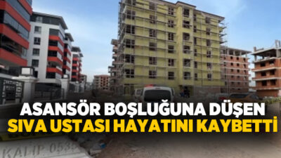 Eskişehir’de çalıştığı inşaatın asansör boşluğuna düşen sıva ustası hayatını kaybetti.
