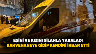 Diyarbakır’ın merkez Bağlar ilçesinde eşi ve kızını silahla yaralayan şahıs,